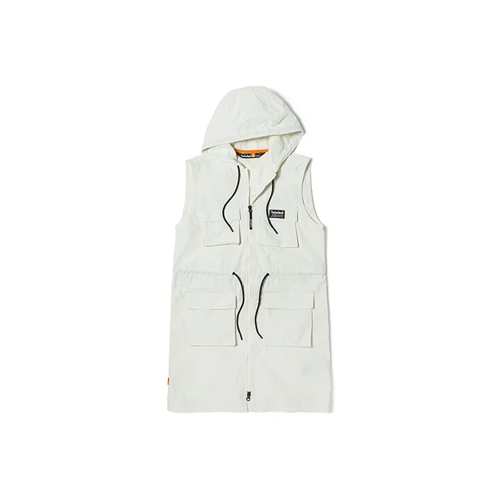 Timberland Sleeveless Dresses Women's White-0