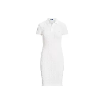 Polo Ralph Lauren Short Sleeved Dresses Women's White