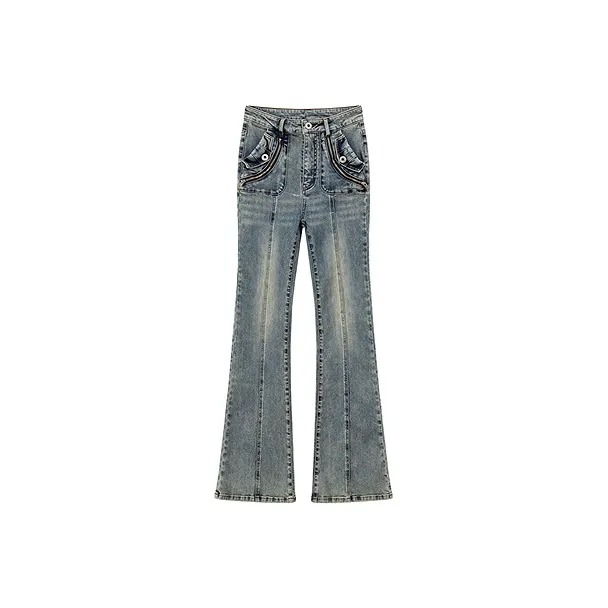 NO ONE ELSE Jeans Women's Light Denim Blue-0