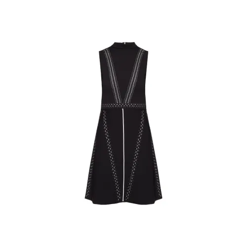 VERSACE Sleeveless Dresses Women's Black