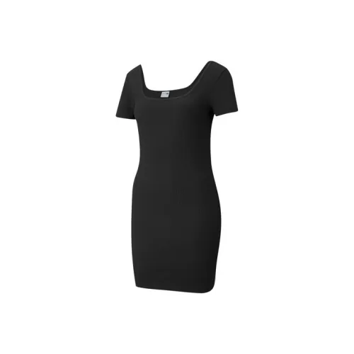PUMA Short Sleeved Dresses Women's Black