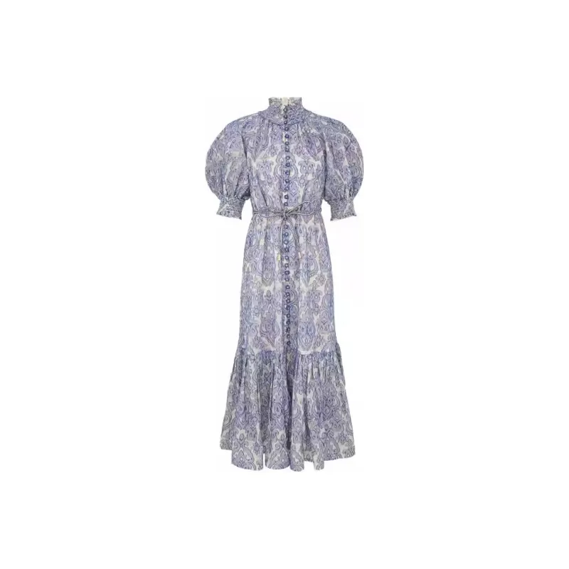 Zimmermann Wylie Lantern Midi Dress-0