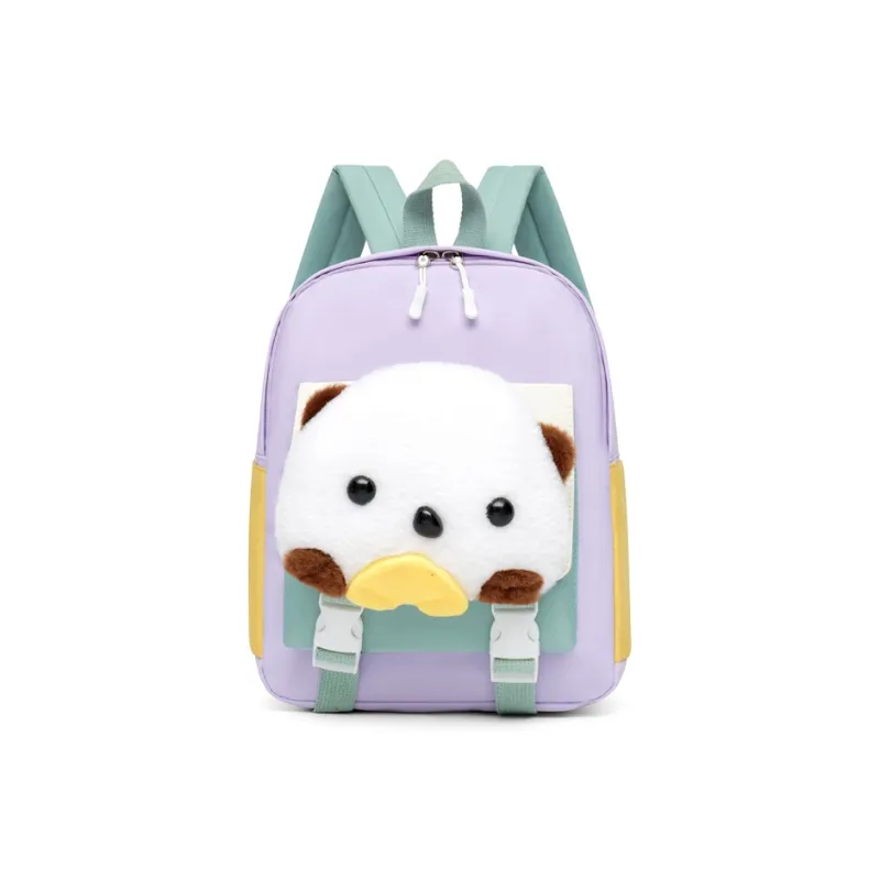 Yalu Nylon Backpack Regular Unisex White/Violet/Blue/Dark Blue/Pink-4