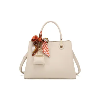 PAYOT Microfiber Synthetic Leather Handbag Regular Women's Multicolor