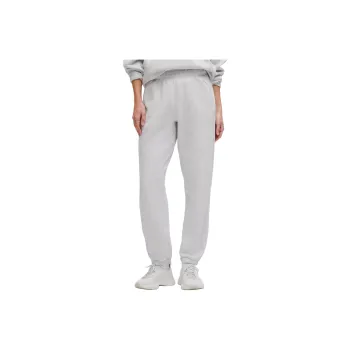 Lululemon Scuba SS25 Mid Rise Oversized Jogger Regular Casual Pants Women's Gray White
