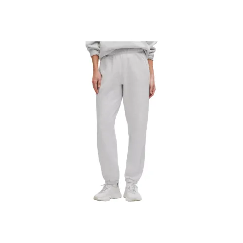 Lululemon Scuba SS25 Mid Rise Oversized Jogger Regular Casual Pants Women's Gray White