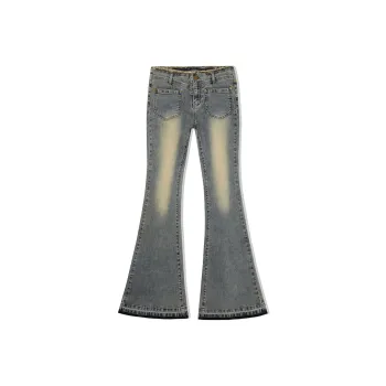 LA CRAWFISH Jeans Women's Denim Light Blue