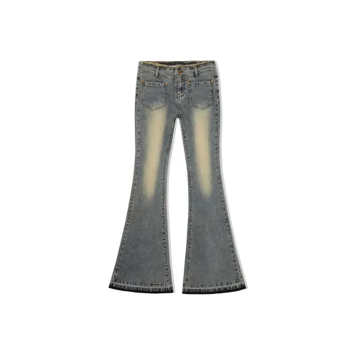LA CRAWFISH Jeans Women's Denim Light Blue