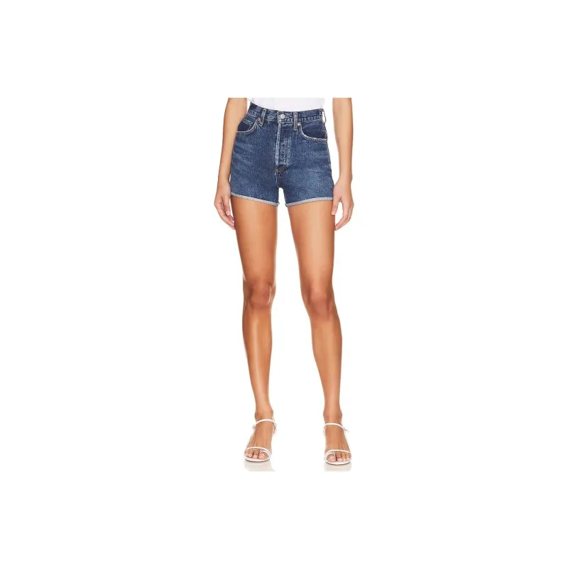 AGOLDE Casual Shorts Women's Blue-0