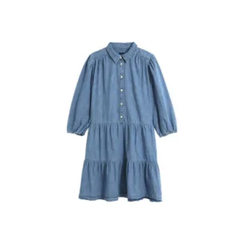 GAP Short-Sleeved Dresses Women's Light Blue