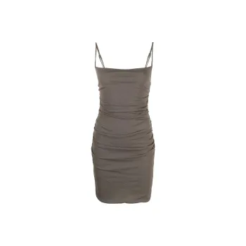 NANUSHKA Adie Ruched Jersey Minidress