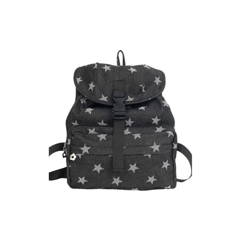 Debecca Denim Backpack Women's Black/White-0