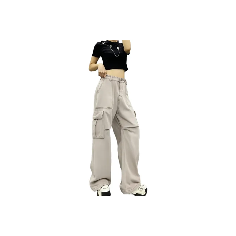 BEAR UNION Casual Pants Unisex Ecru-0