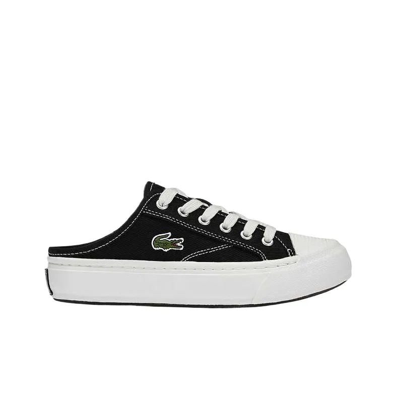 LACOSTE Cushioning, Wear Resistant Low Top Casual Shoes Women's Black-1