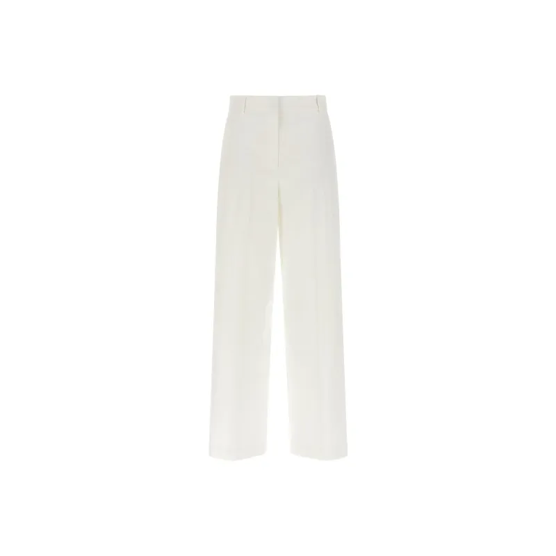 THEORY High Waist Wide Leg Pants-0