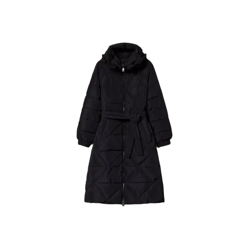 TWINSET MILANO Puffer Jacket Women's Black-0