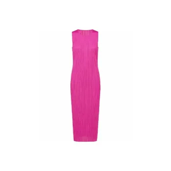 PLEATS PLEASE ISSEY MIYAKE Sleeveless Dresses Women's Pink