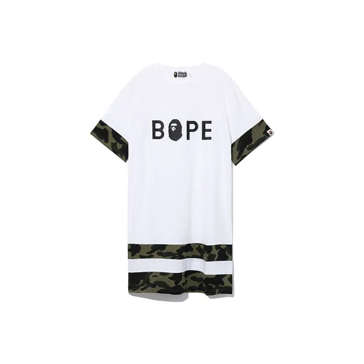 A BATHING APE Head Series Short Sleeved Dresses Women's-1