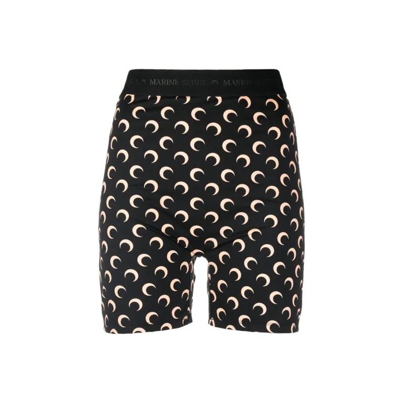 Marine Serre Casual Shorts Women's Black-0
