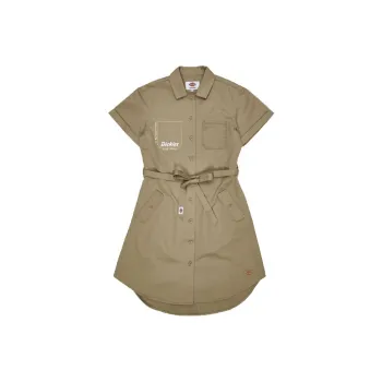 Dickies Short-Sleeved Dresses Women's Ecru