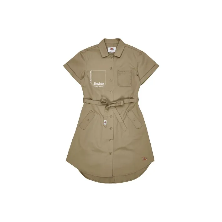 Dickies Short-Sleeved Dresses Women's Ecru-0
