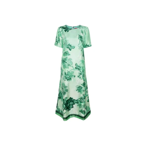 F.R.S For Restless Sleepers Short-Sleeved Dresses Women's Green