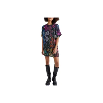 FREE PEOPLE Jewel Mini Dress Short-Sleeved Dresses Women's Twilight Combo