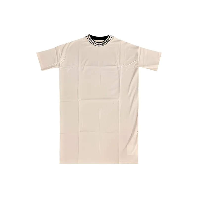 HERMES Short Sleeved Dresses Women's Beige-0