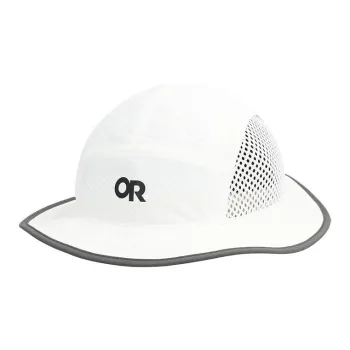 Outdoor Research Recycled Nylon, Nylon, Polyester Mesh Bucket Hats Unisex White