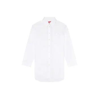DIESEL D Dalis Logo Embroidered Shirt Dress