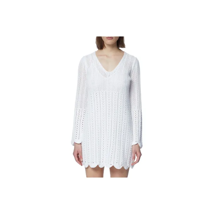 See By Chloe Long-Sleeved Dresses Women's White-0