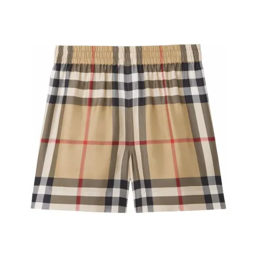 Burberry Checked Pleated Twill Skirt