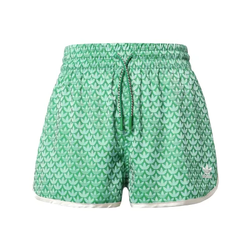 adidas originals Adicolor 70s High Waist Monogram Shorts Green