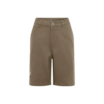 With Jean Casual Shorts Women's Khaki
