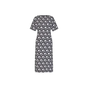 MCM SS23 Short Sleeved Dress Women's White