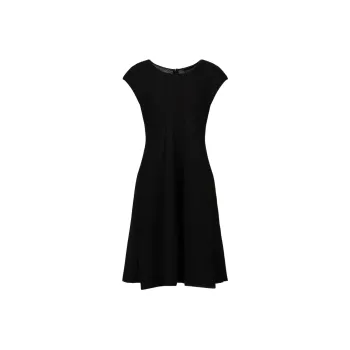 EMPORIO ARMANI SS23 Sleeveless Dress Women's Black