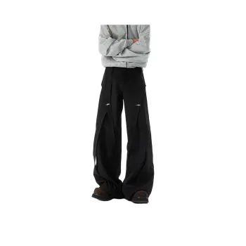 SIL VITIN Casual Pants Unisex Black