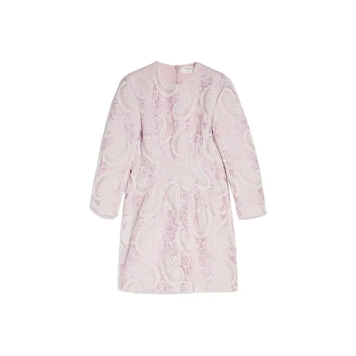 SportMax Long-Sleeved Dresses Women's Pink-0