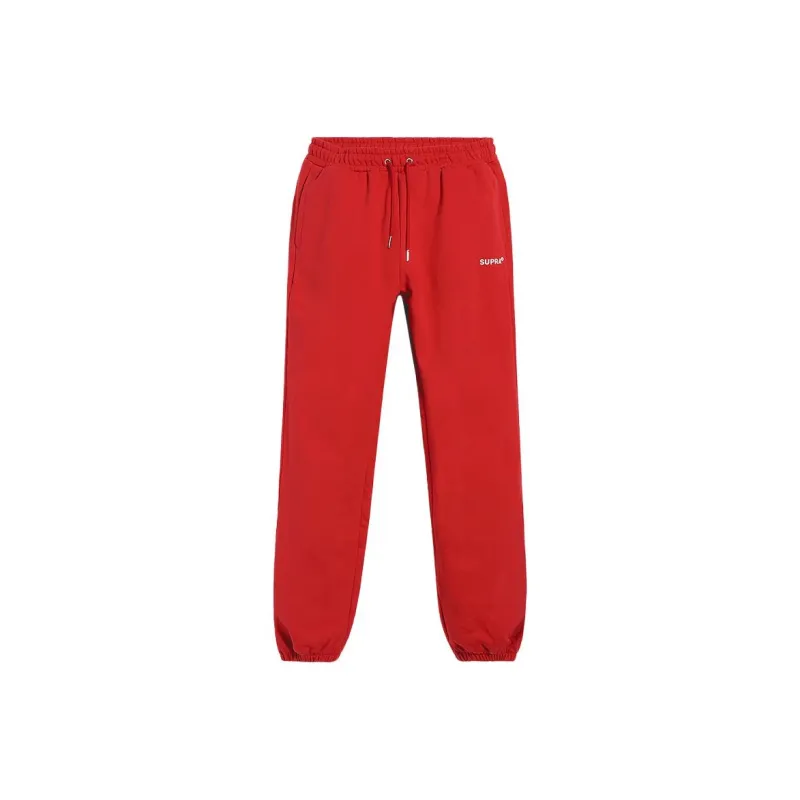 SUPRA Knitted Sports Pants Women's Red-0