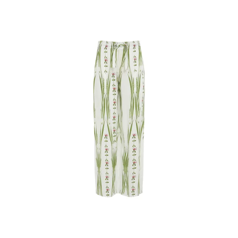 Giambattista Vall Jardin Du Cap print Trousers-0