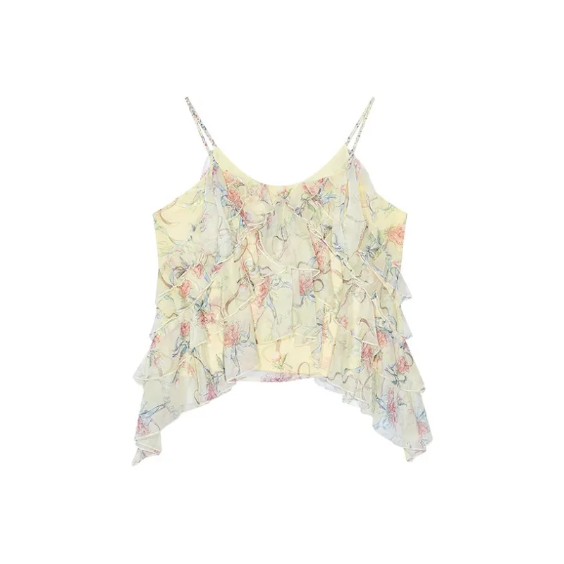 ELF SACK Camisoles Women's Romantic Custard-1