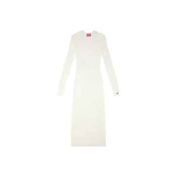 DIESEL M-Pelagos Cut-Out Ribbed Midi Dress