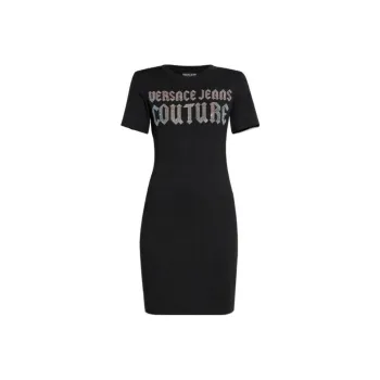 VERSACE JEANS COUTURE Logo embellished Mini Dress