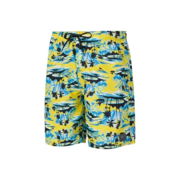 Speedo Beach Shorts Men's Yellow/Blue/White