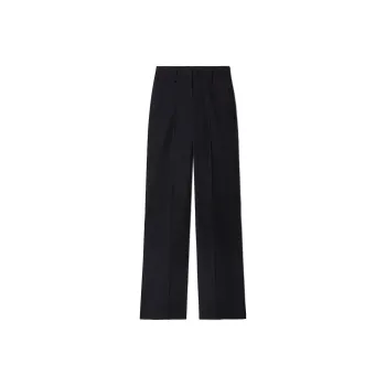 OFF WHITE Wool Straight leg Trousers