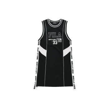 FILA FUSION Sleeveless Dress Women's Two Piece Set Black