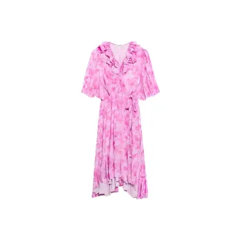 Balenciaga SS21 Short-Sleeved Dresses Women's Pink