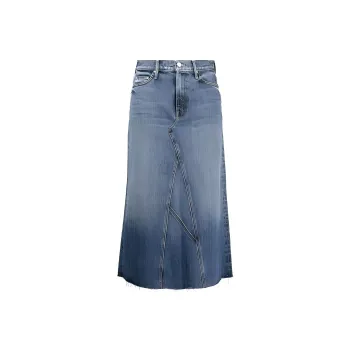 MOTHER Denim Long Skirts Women's Blue