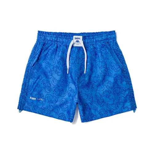 Kappa Casual Shorts Women's Turkey Sea Blue All Over Print 8611P