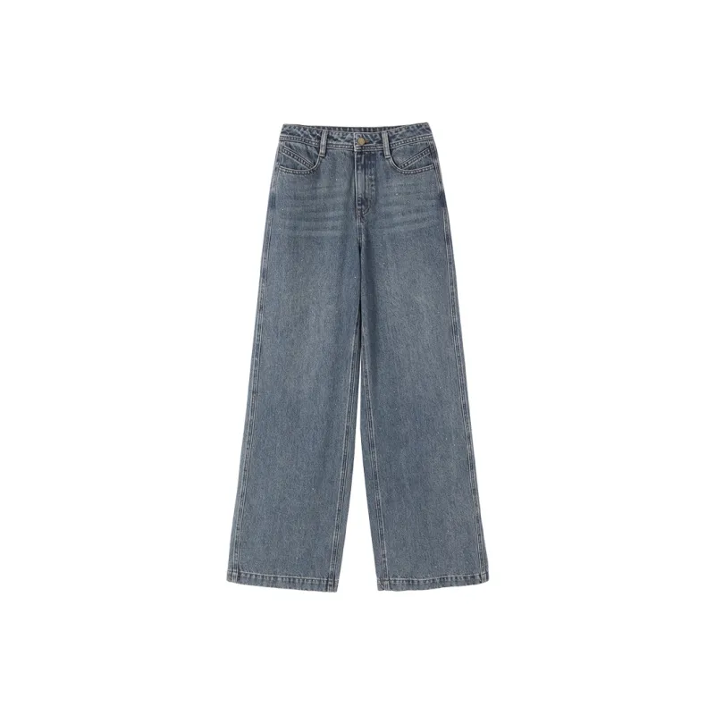 XIANGYING Jeans Women's Blue-0